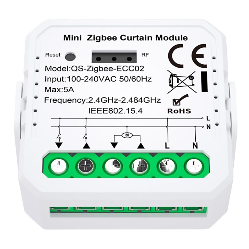 Immax Neo 07580L - Smart-controller til styring af persienner og skodder Tuya
