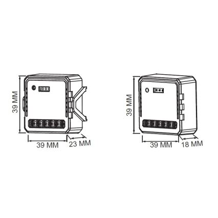 Immax Neo 07580L - Smart-controller til styring af persienner og skodder Tuya