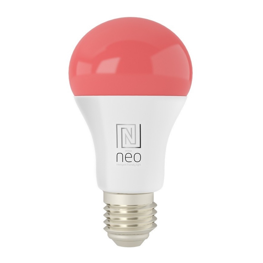 Immax NEO 07712CDO-SÆT 3xLED RGB Lyspære dæmpbar E27/9W/230V Wi-Fi Tuya + fjernbetjening