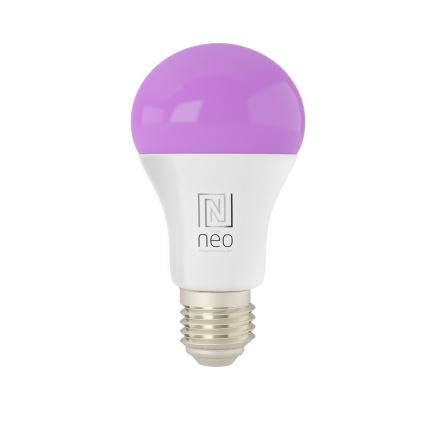 Immax NEO 07712L - LED RGB+CCT Lyspære dæmpbar NEO LITE Smart E27/9W/230V Wi-Fi Tuya 2200 - 6500K