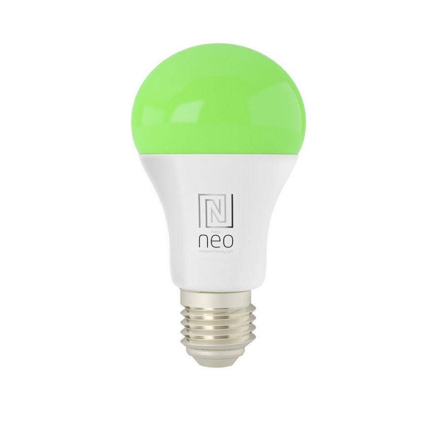 Immax NEO 07712L - LED RGB+CCT Lyspære dæmpbar NEO LITE Smart E27/9W/230V Wi-Fi Tuya 2200 - 6500K
