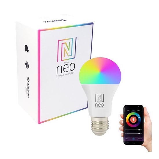 Immax NEO 07712L - LED RGB+CCT Lyspære dæmpbar NEO LITE Smart E27/9W/230V Wi-Fi Tuya 2200 - 6500K