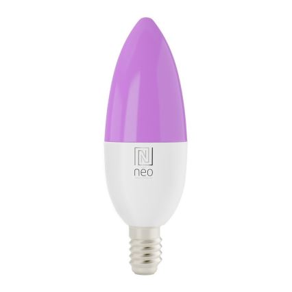 Immax NEO 07716L - LED RGB+CCT Lyspære dæmpbar E14/5,5W/230V 2700K Wi-Fi Tuya