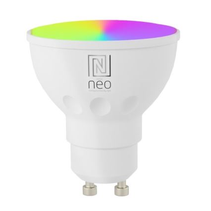 Immax NEO 07724CDO - Sæt med 3 stk. LED RGB+CCT, dæmpbar GU10-pære 4,8W/230V 2700-6500K Wi-Fi Tuya + fjernbetjening