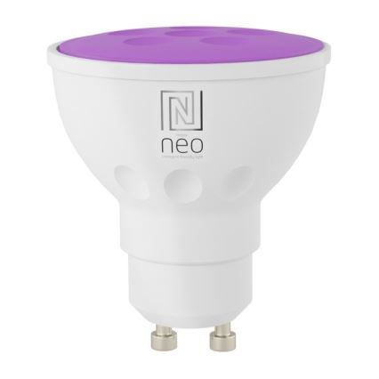 Immax NEO 07724CDO - Sæt med 3 stk. LED RGB+CCT, dæmpbar GU10-pære 4,8W/230V 2700-6500K Wi-Fi Tuya + fjernbetjening