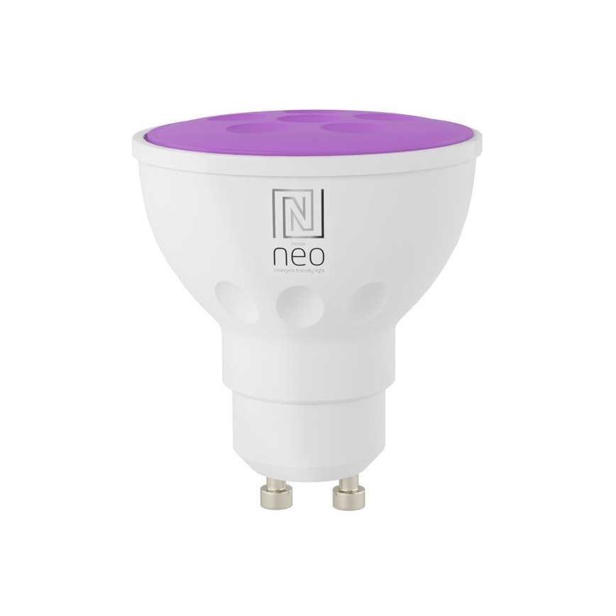 Immax NEO 07724L - LED RGB+CCT Lyspære dæmpbar GU10/4,8W/230V 2700K Wi-Fi Tuya