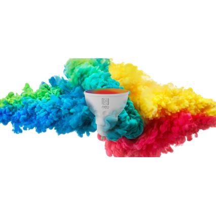 Immax NEO 07724L - LED RGB+CCT Lyspære dæmpbar GU10/4,8W/230V 2700K Wi-Fi Tuya