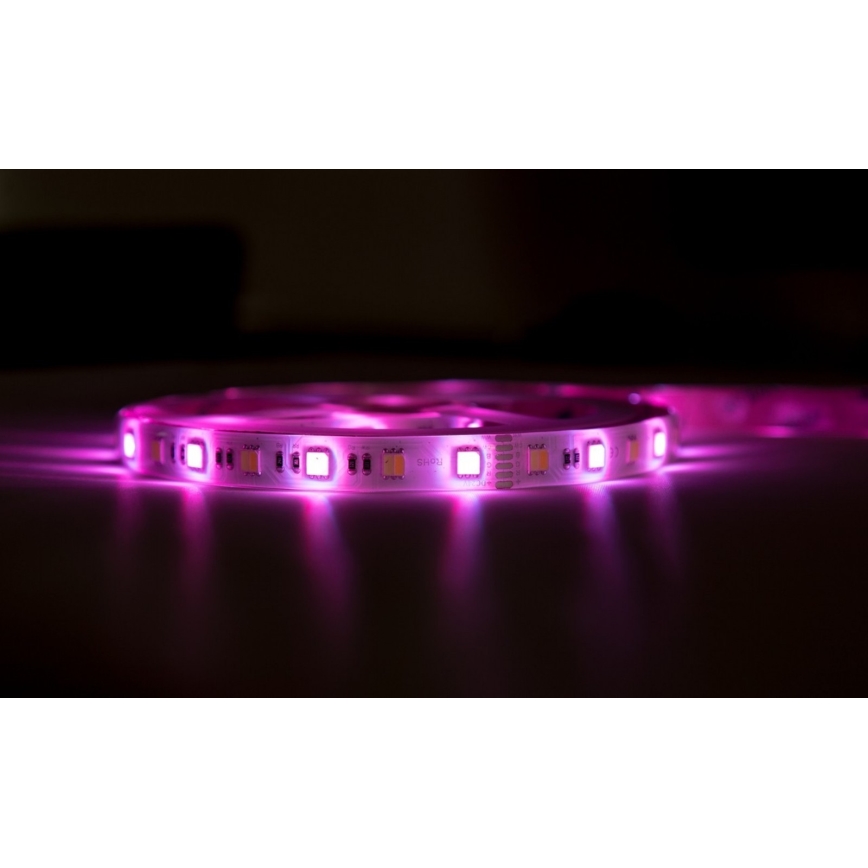 Immax NEO 07726L - LED strip RGB+CCT dæmpbar NEO LITE LED/24W/230V 5 m IP65 MUSIC Wi-Fi Tuya + fjernbetjening