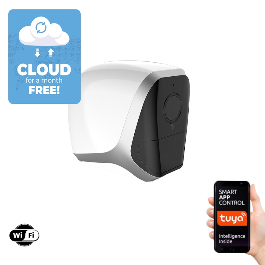 Immax NEO 07727L - Smart udendørskamera med sensor NEO LITE 1080p 5V IP65 5400mAh Wi-Fi Tuya