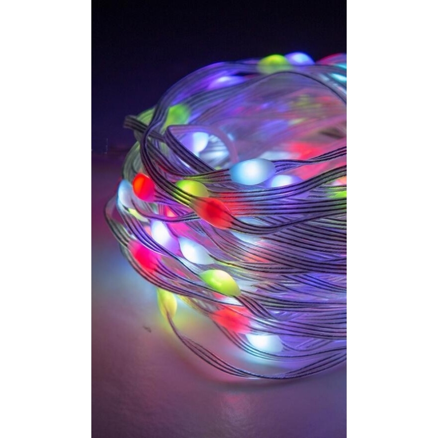 Immax NEO 07735L - Udendørs LED strip m. RGB-farver dæmpbar  7,2W/230V 10 m IP44 Wi-Fi Tuya
