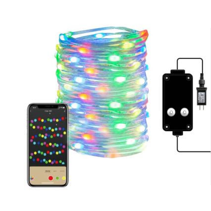 Immax NEO 07735L - Udendørs LED strip m. RGB-farver dæmpbar  7,2W/230V 10 m IP44 Wi-Fi Tuya