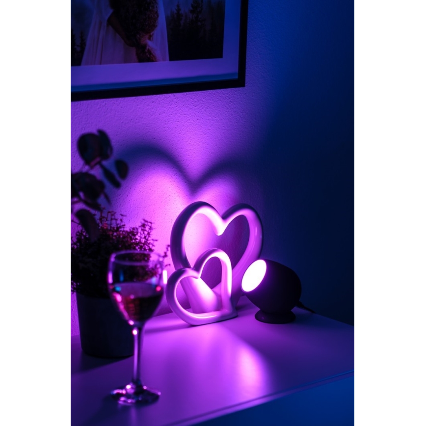 Immax NEO 07739L - LED RGB+CCT Bordlampe dæmpbar ATMOSPHERE LED/3W/5V Wi-Fi Tuya