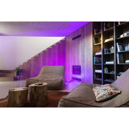 Immax NEO 07745CDO - Sæt 3x LED RGB+CCT dæmpbar pære E14/6W/230V Tuya Wi-Fi + fjernbetjening