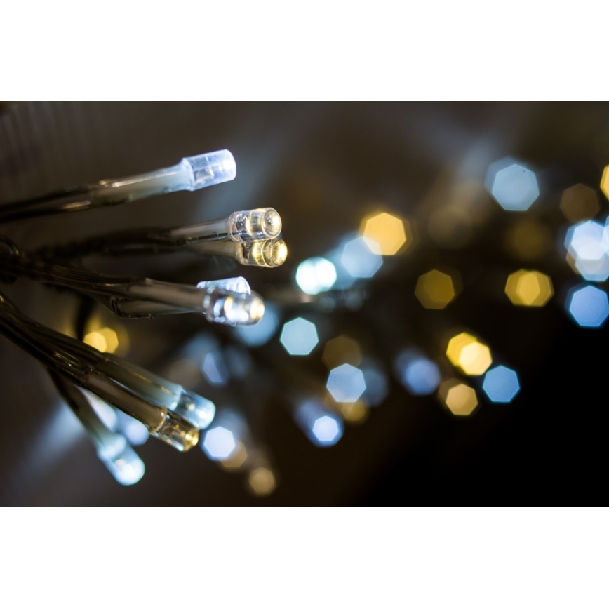 Immax NEO 07756L - Udendørs LED lyskæde m. RGBW-farver NEO LITE 400xLED/10 funktioner 43 m IP44 Wi-Fi Tuya