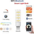 Immax NEO 07763CDO - Sæt med 3 CCT LED, dæmpbare G9-pærer 4W/230V, Wi‑Fi (Tuya) + fjernbetjening