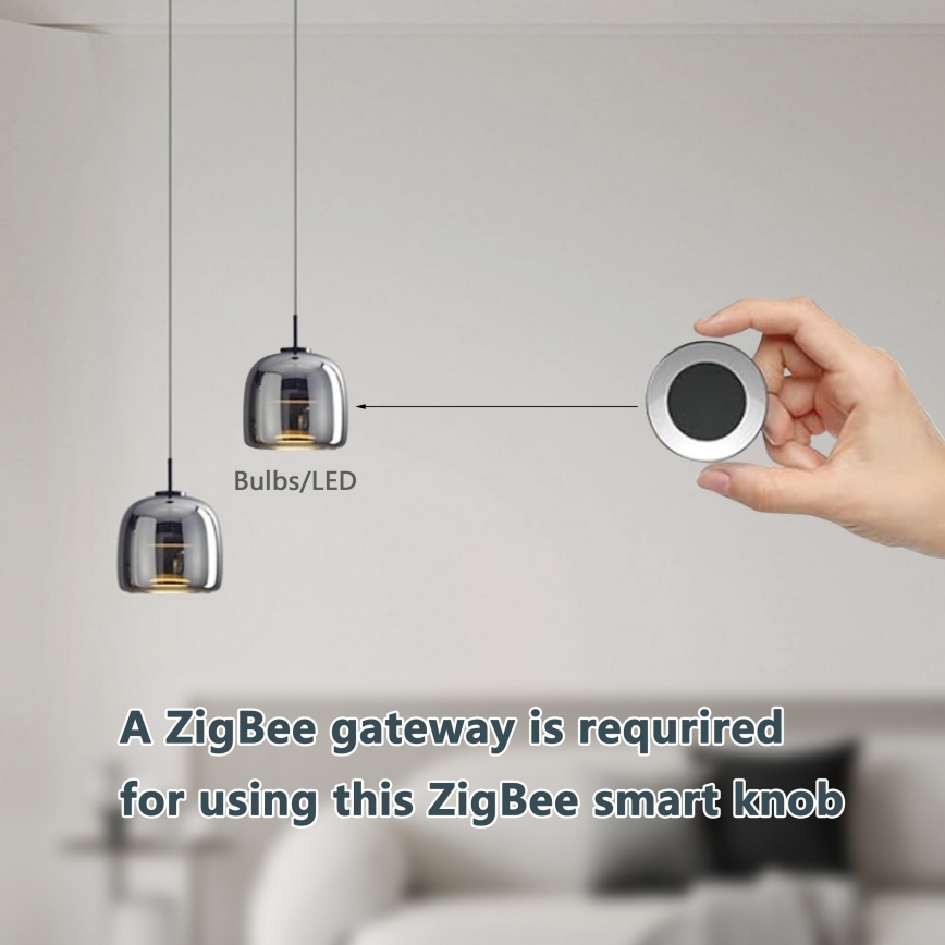 Immax NEO 07768L - Smart drejelig lysdæmper 1xCR2032 Tuya
