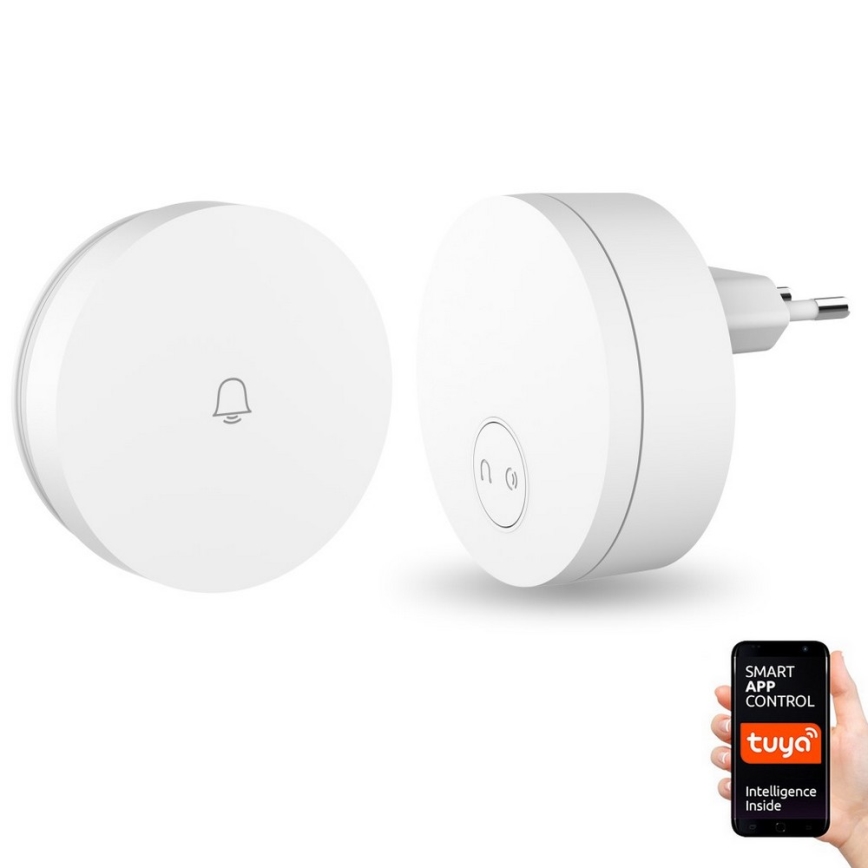 Immax NEO 07769L - Trådløs plugin-dørklokke NEO LITE 230V Wi-Fi Tuya