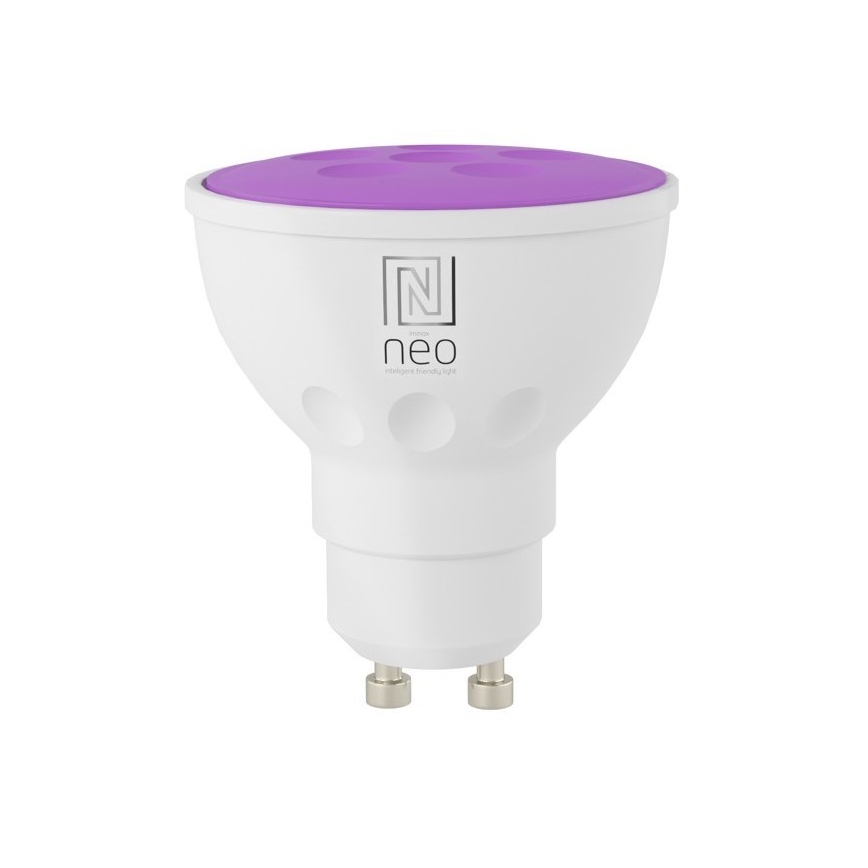 Immax NEO 07777C - SÆT med 3 stk. LED RGB+CCT Dæmpbar pære GU10/4,8W/230V Tuya