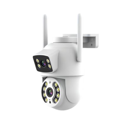 Immax NEO 07783L - Smart udendørskamera med sensor DOUBLE 355° P/T 2x2MP IP65 Wi-Fi Tuya