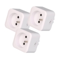 Immax NEO 07786C - Sæt med 3 smarte stikdåser NEO LITE 3680W/230V/16A Tuya