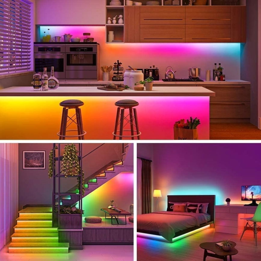 Immax NEO 07790L - LED strip RGB+CCT dæmpbar NEO SMART LED/15W/230V 3 m IP65 Wi-Fi Tuya