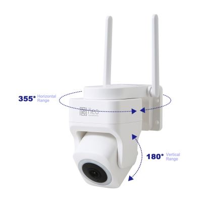 Immax NEO 07793L - Smart udendørskamera med sensor CUBE 4MP 5V IP65 Wi-Fi Tuya