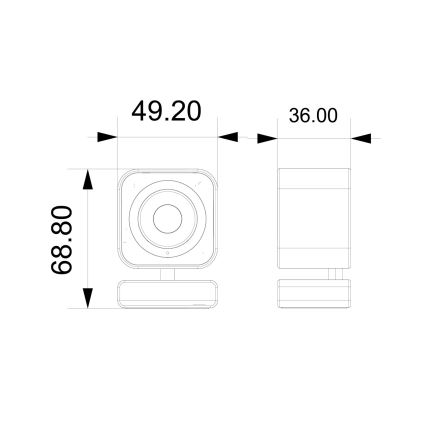 Immax NEO 07796L-Smart indendørs kamera med sensor LITTLE CUBE 3MP 5V Wi-Fi Tuya