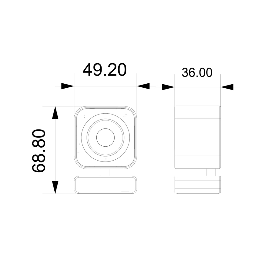 Immax NEO 07796L-Smart indendørs kamera med sensor LITTLE CUBE 3MP 5V Wi-Fi Tuya