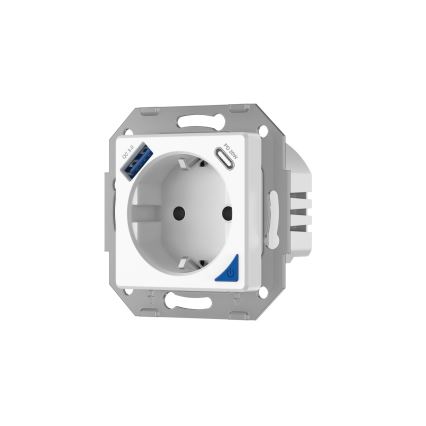 Immax NEO 07801L - Smart-stik 16A/230V + 1xUSB-A+1xUSB C Tuya