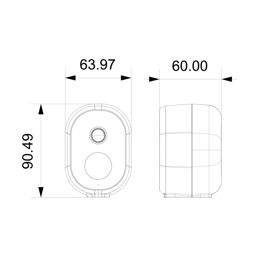 Immax NEO 07802L - Soldrevet kamera m. sensor BARREL 5000 mAh Wi-Fi Tuya IP65