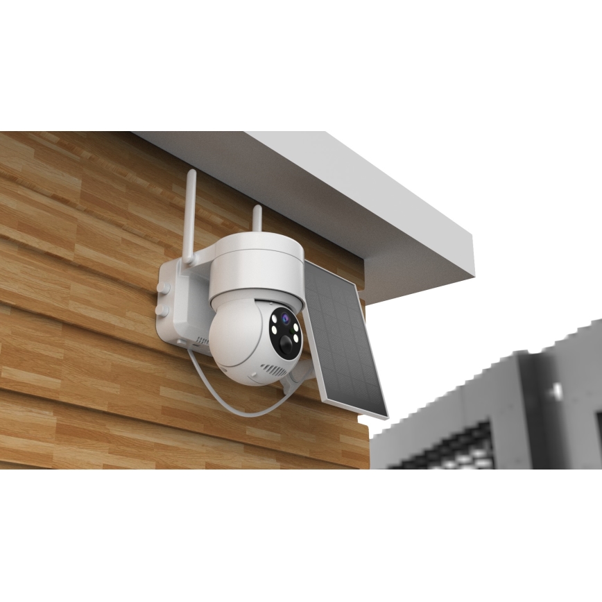 Immax NEO 07803L - Smart udendørs solcellekamera med SENTRY-sensor 6000 mAh Wi-Fi Tuya IP65