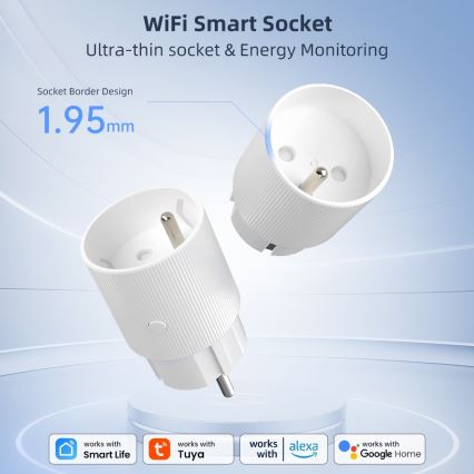 Immax NEO 07812L - Smart stikdåse E 3500W Wi-Fi