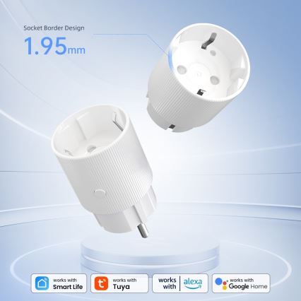 Immax NEO 07813L - Smart stikdåse Type F 3500W Wi-Fi