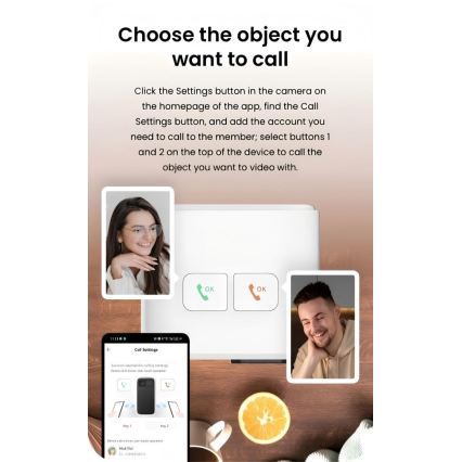 Immax NEO 07814L - Smart indendørs kamera med 4 MP-sensor, 5 V strømforsyning og Wi-Fi