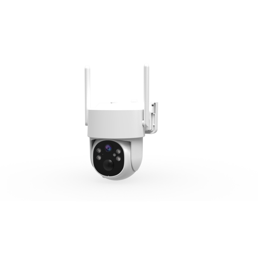 Immax NEO 07820L - Smart udendørs solcellekamera med sensor, 6000 mAh batteri, IP65