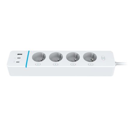 Immax NEO 07821L - Forlængerledning NEO LITE Smart 4AC+1xUSB+2xUSB-C Wi-Fi