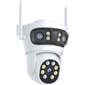 Immax NEO 07823L - Smart udendørs kamera med 2MP+2MP+2MP-sensorer, 5V Tuya Wi-Fi