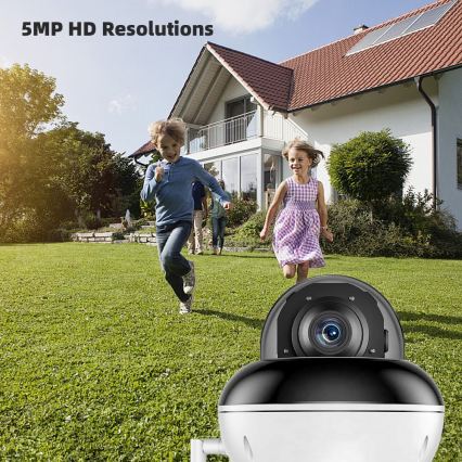 Immax NEO 07825L - Smart udendørs kamera med DOME-sensor 5MP 230V IP66 TUYA Wi-Fi