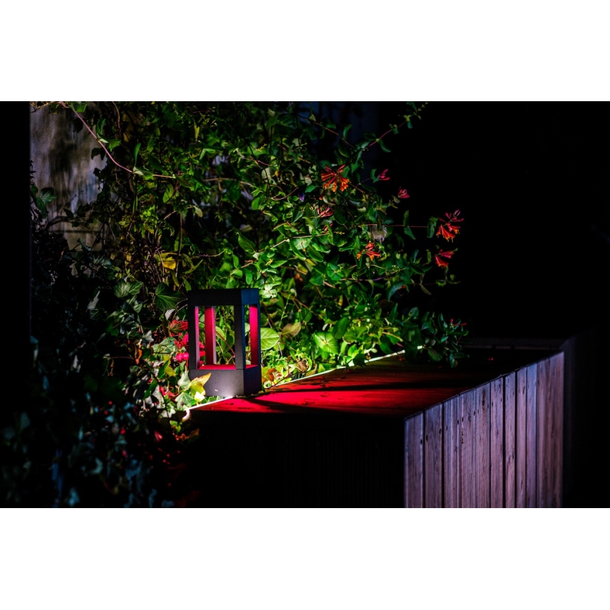 Immax NEO 07902L - LED RGB+CCT Dæmpbar udendørs lampe NEO LITE CUBE LED/10W/230V 2700-6500K IP67 Wi-Fi Tuya sort