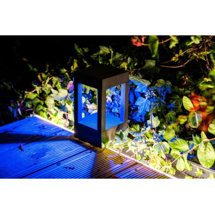 Immax NEO 07902L - LED RGB+CCT Dæmpbar udendørs lampe NEO LITE CUBE LED/10W/230V 2700-6500K IP67 Wi-Fi Tuya sort