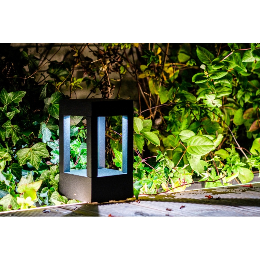 Immax NEO 07902L - LED RGB+CCT Dæmpbar udendørs lampe NEO LITE CUBE LED/10W/230V 2700-6500K IP67 Wi-Fi Tuya sort