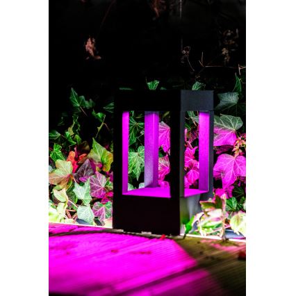 Immax NEO 07902L - LED RGB+CCT Dæmpbar udendørs lampe NEO LITE CUBE LED/10W/230V 2700-6500K IP67 Wi-Fi Tuya sort