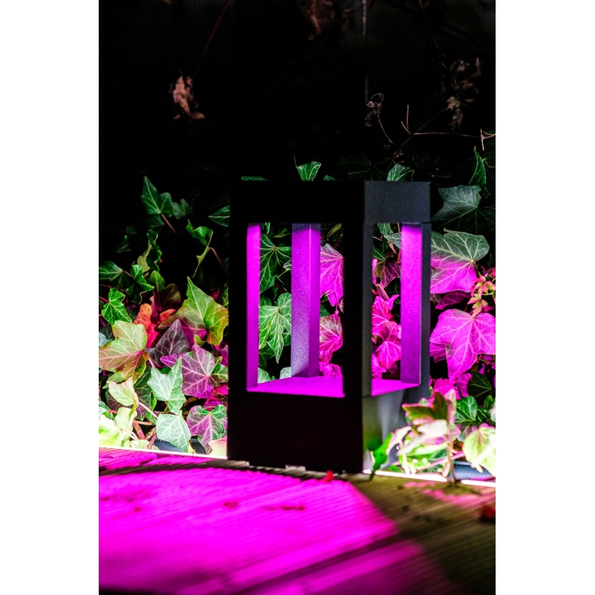 Immax NEO 07902L - LED RGB+CCT Dæmpbar udendørs lampe NEO LITE CUBE LED/10W/230V 2700-6500K IP67 Wi-Fi Tuya sort