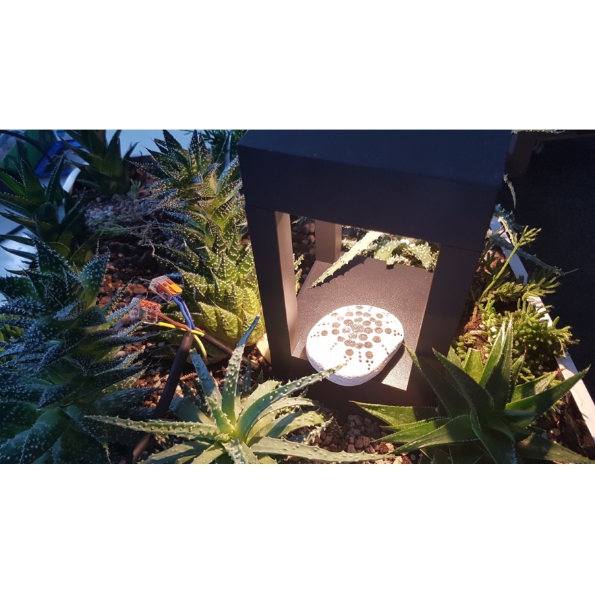 Immax NEO 07902L - LED RGB+CCT Dæmpbar udendørs lampe NEO LITE CUBE LED/10W/230V 2700-6500K IP67 Wi-Fi Tuya sort