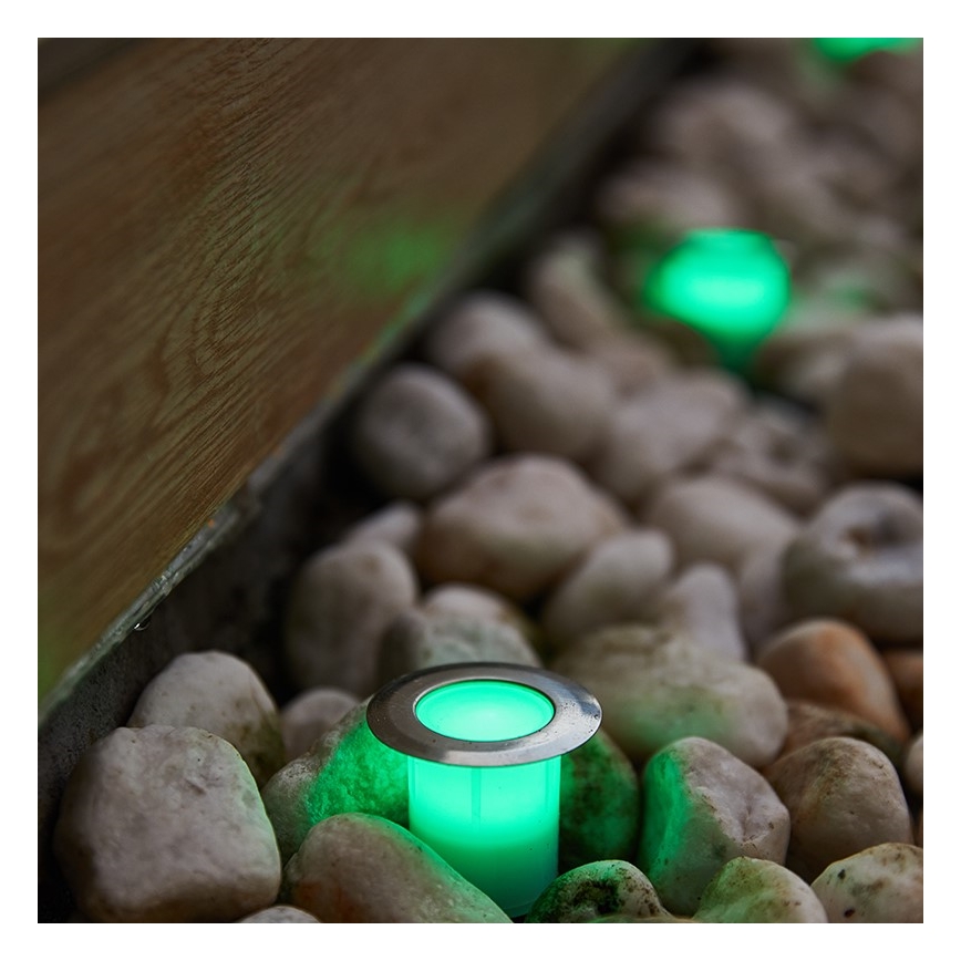 Immax NEO 07905L - LED solcellelampe m. RGB-farver dæmpbar ESTRELAS 8xLED/0,25W/5V IP65 Tuya 2200 mAh