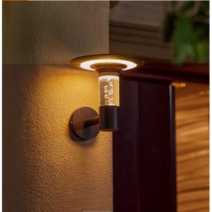 Immax NEO 07907L - LED RGB+CW/W Soldrevet væglampe dæmpbar BUBBLES LED/2W/5,5V IP54 Tuya 4000 mAh