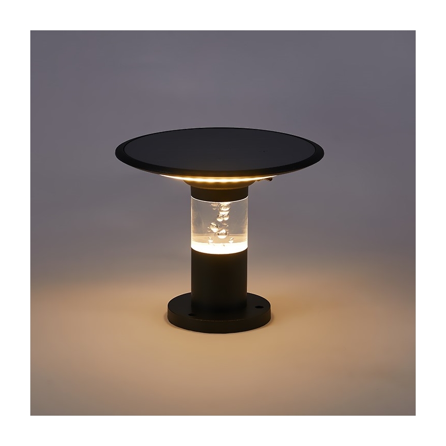 Immax NEO 07908L - Solcellelampe dæmpbar LED RGB+CW/W LED/2W/5V IP54 Tuya 4000 mAh