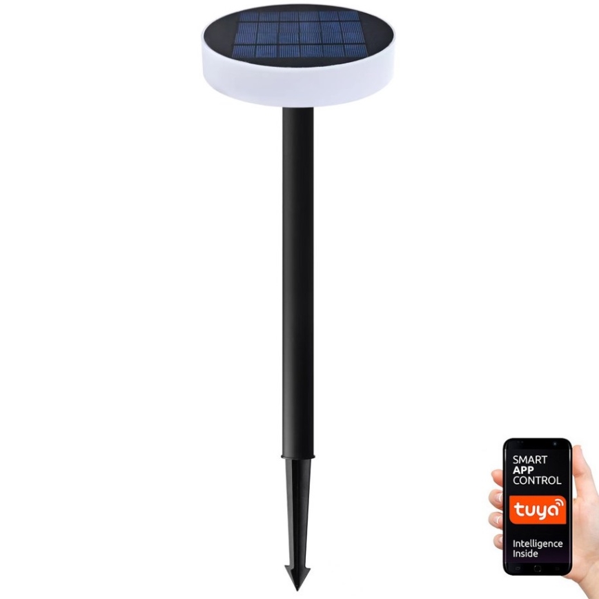 Immax NEO 07910L - LED solcellelampe med RGB-farver og sensor dæmpbar NEO LITE LED/1W/5V rund IP54 Tuya 1300 mAh