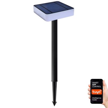 Immax NEO 07911L - LED RGB dæmpbar solcellelampe med sensor NEO LITE LED/1W/5V firkantet IP54 Tuya 1300 mAh