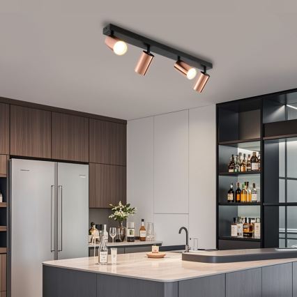 Immax NEO 08303L - Spotlampe PUNTO 4xGU10/9W/230V rosaguld